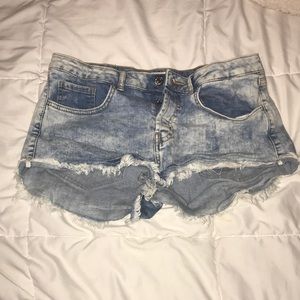 Jean shorts. Don’t fit anymore. Barely wore